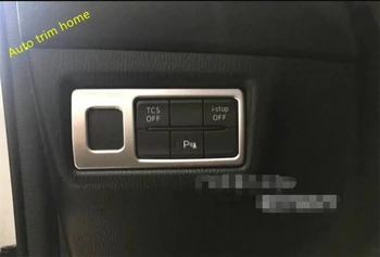 

Lapetus Dashboard Left Side Headlights Lamp Switch Button Panel Frame Trim Interior Refit Kit Fit For Mazda CX-5 CX5 2017 - 2020