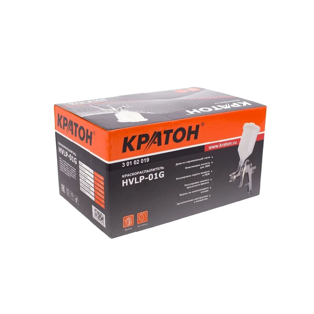 Краскораспылитель КРАТОН HVLP-01G