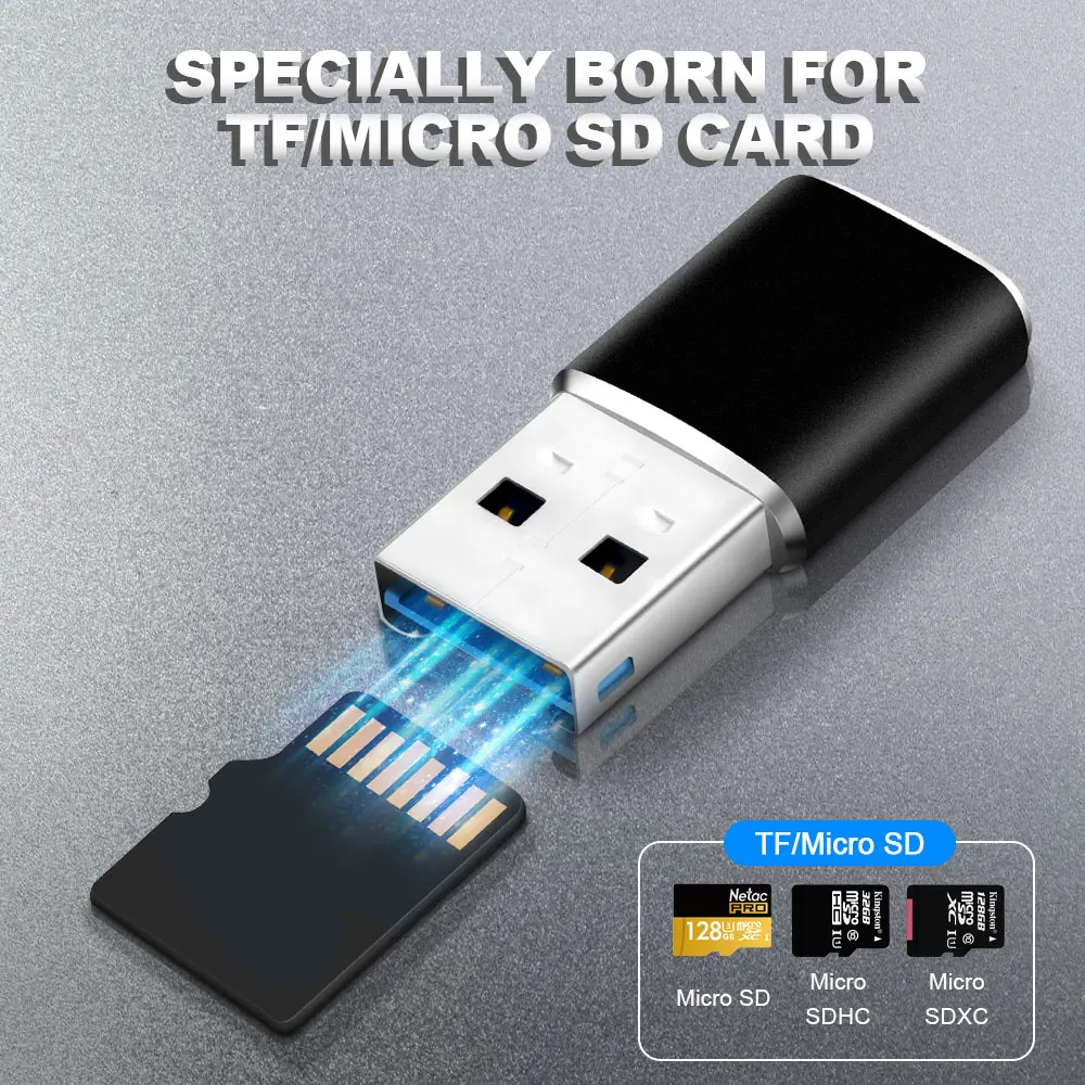 Lettore Di Schede USB 3.0 2-in-1: SD E Micro SD – Plug & Play, Fino A 256GB - 2