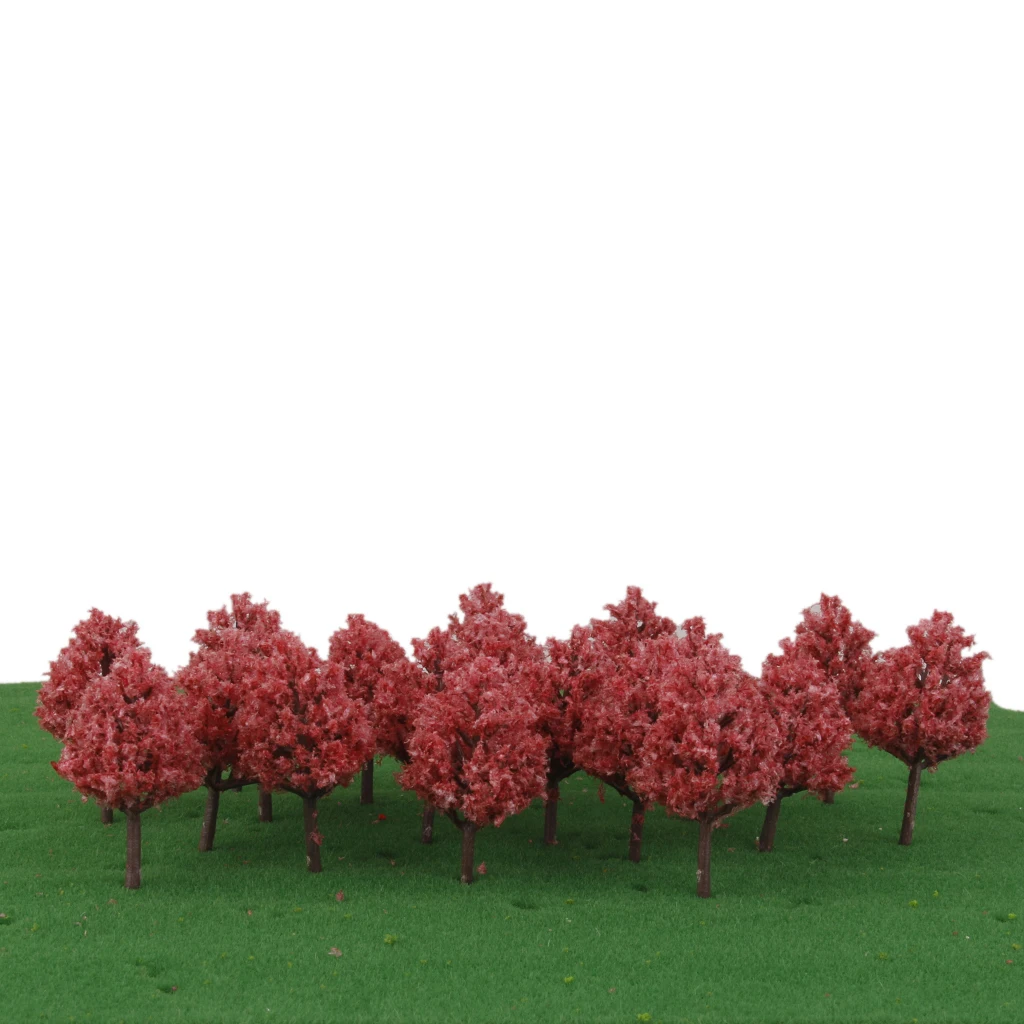 20PCS Cypress Model Trees Layout Train Railroad Landscape Scenery 1:150 #B