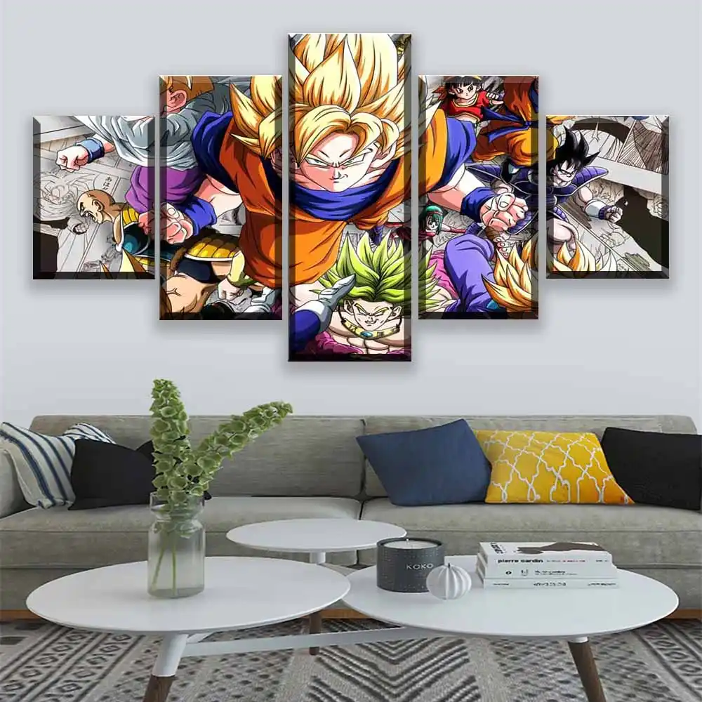 Decoracion Del Hogar Goku Pintura Hd Impresion Pared Arte Lienzo