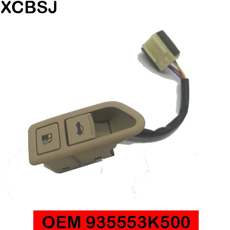 Для hyundai Sonata 2008-2010 крышка багажника Переключатель Крышка для топлива открывалка Кнопка выпуска OEM 935553K500 935553K500