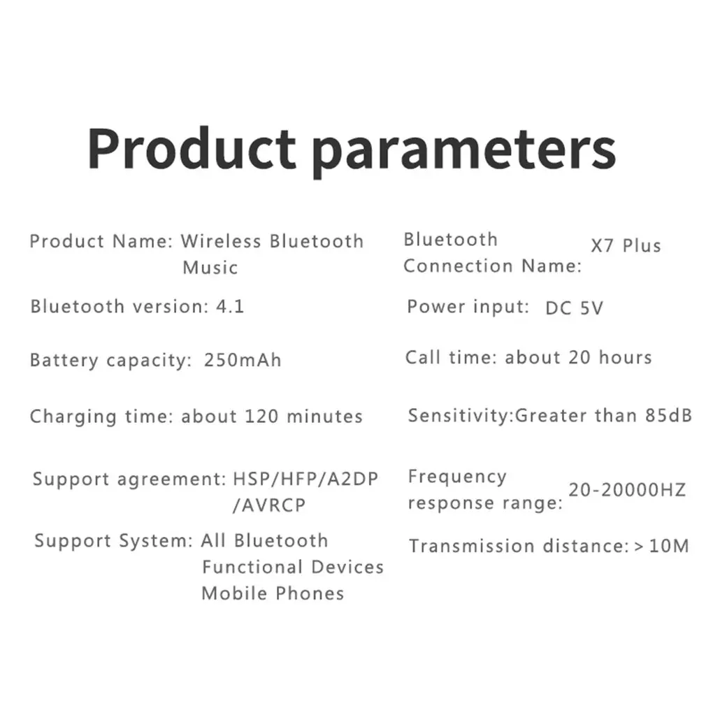 X7Plus Bluetooth наушники Handfree магнитные поглощающие наушники шейные наушники-вкладыши гарнитура спортивные наушники