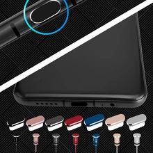 Tipo c porta de carregamento do telefone 3.5mm fone de ouvido jack cartão sim usb c poeira plug para samsung s10 s9 s8 nota 8 9 huawei p10 p20 p30 pro