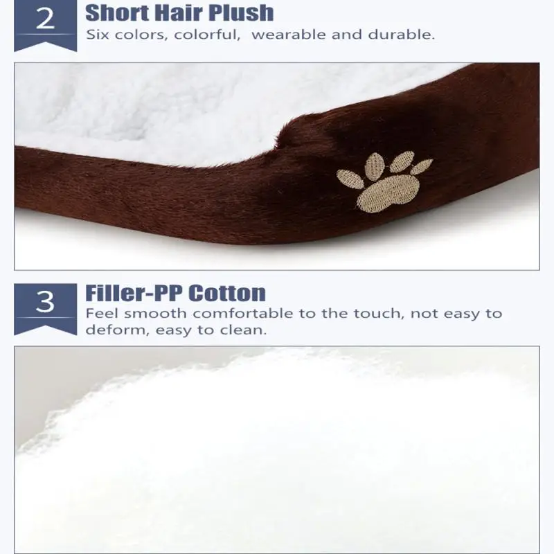 Short Plush Super Soft Dog Bed Pet Kennel Round Sleeping Bag Lounger Cat House Puppy Kitten Winter Warm Sofa Basket Mats Short Plush Super Soft Dog Bed Pet Kennel Round Sleeping Bag Lounger Cat House Puppy Kitten Winter Warm Sofa Basket Mats