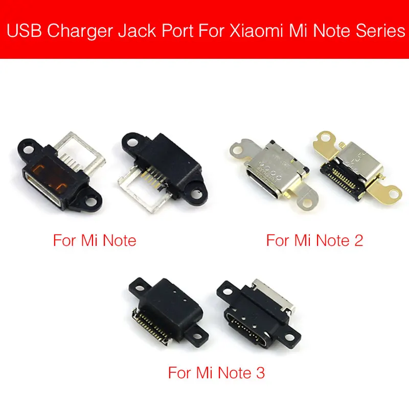 

Usb Charge Jack Port Plug Connector For Xiaomi Mi Note 2 3 Pro Chargring Connector Dock Socket Phone Replacement Repair Parts