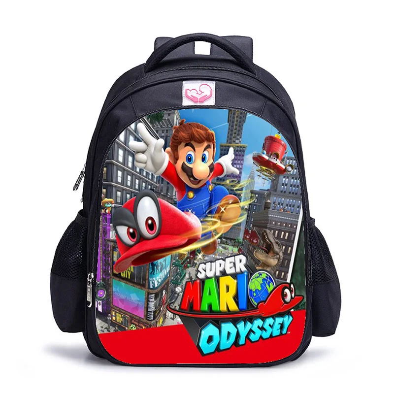 Sac Dos 16 дюймов Аниме Mochila Super Mario рюкзаки для школы подростков девочек путешествия застегивающиеся на молнию школьные сумки Kpop 3D печать книжная сумка