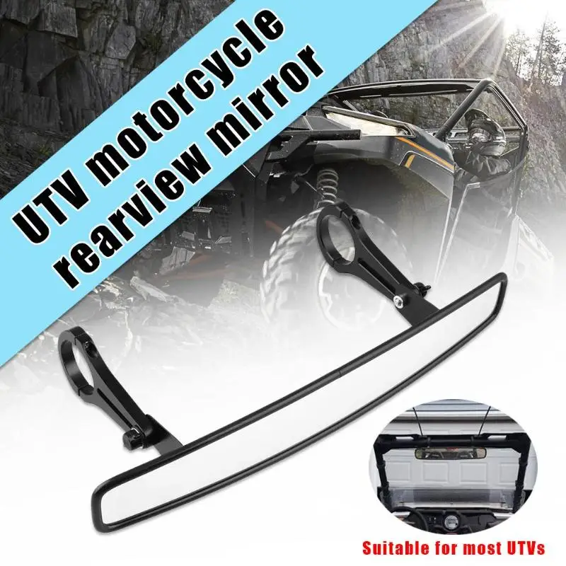 Зеркало заднего вида центр зеркало utv с 1,75 дюймов зажимы для Arctic Cat Wildcat X 1000 Взрывозащитная плёнка дизайн для обеспечения безопасности