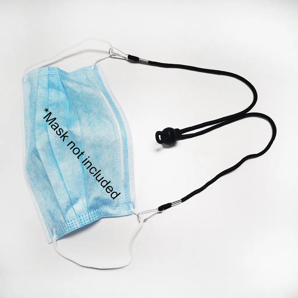 5 шт. детская маска для лица 3ply Earloop черная одноразовая Пыленепроницаемая