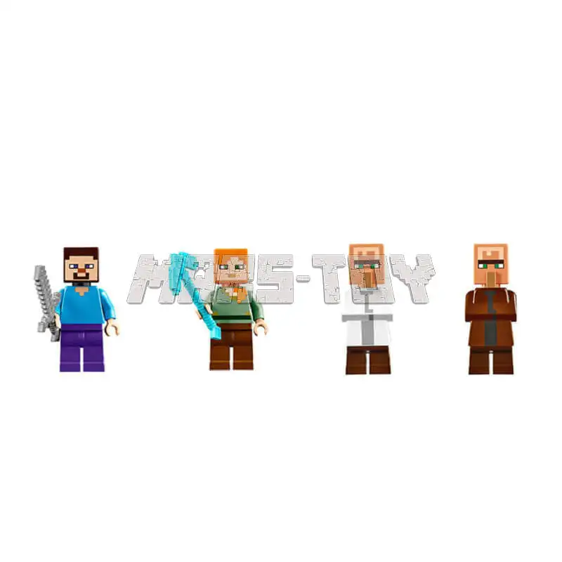 The Village Special Edition Building Blocks With Steve Villagers Action Figures Compatible 21118 Bricks Sets Toys The Village Special Edition Building Blocks With Steve Villagers Action Figures Compatible 21118 Bricks Sets Toys