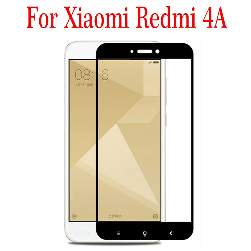 3D закаленное стекло из алюминия для Xiaomi Redmi 4A полное покрытие экрана Защитная