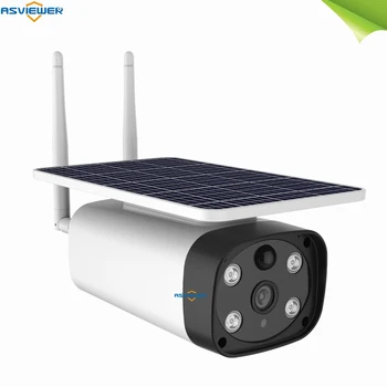 

1080p ip67 solar powered wifi camera ir night vision p2p two way audio outdoor ip solar cameras AS-IP8615SPH