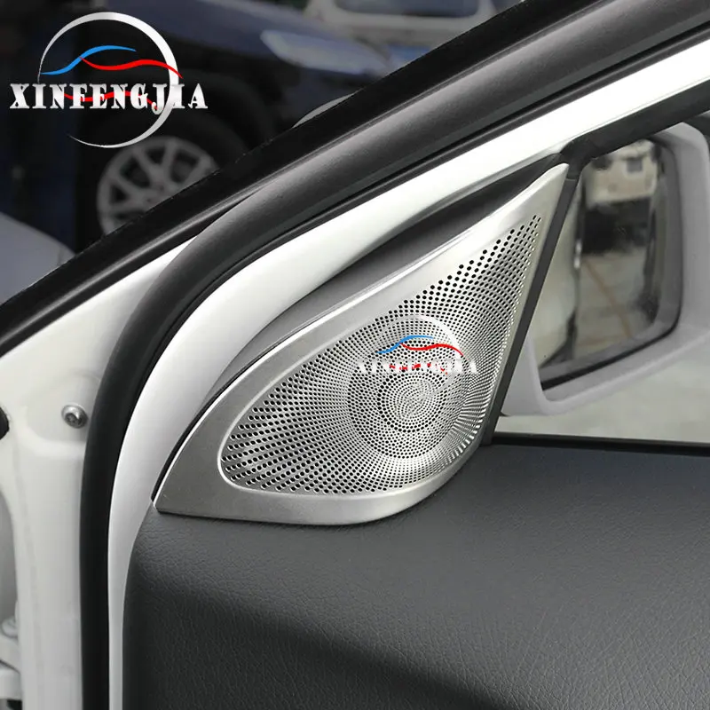 Для Mercedes-Benz gla класса X156 14- 2x Передняя дверь динамик панель Крышка отделка