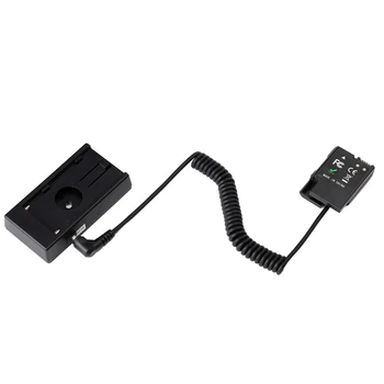 

F970 Dummy Battery Pack Coupler Adapter for EN-EL14 Camera Battery with Spring Cable Camera Battery Pack Coupler Adapter