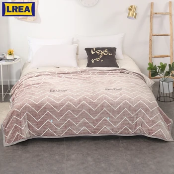 

LREA плед safe skin blanket throw FASHION coral fleece blankets soft and modern on bed or sofa