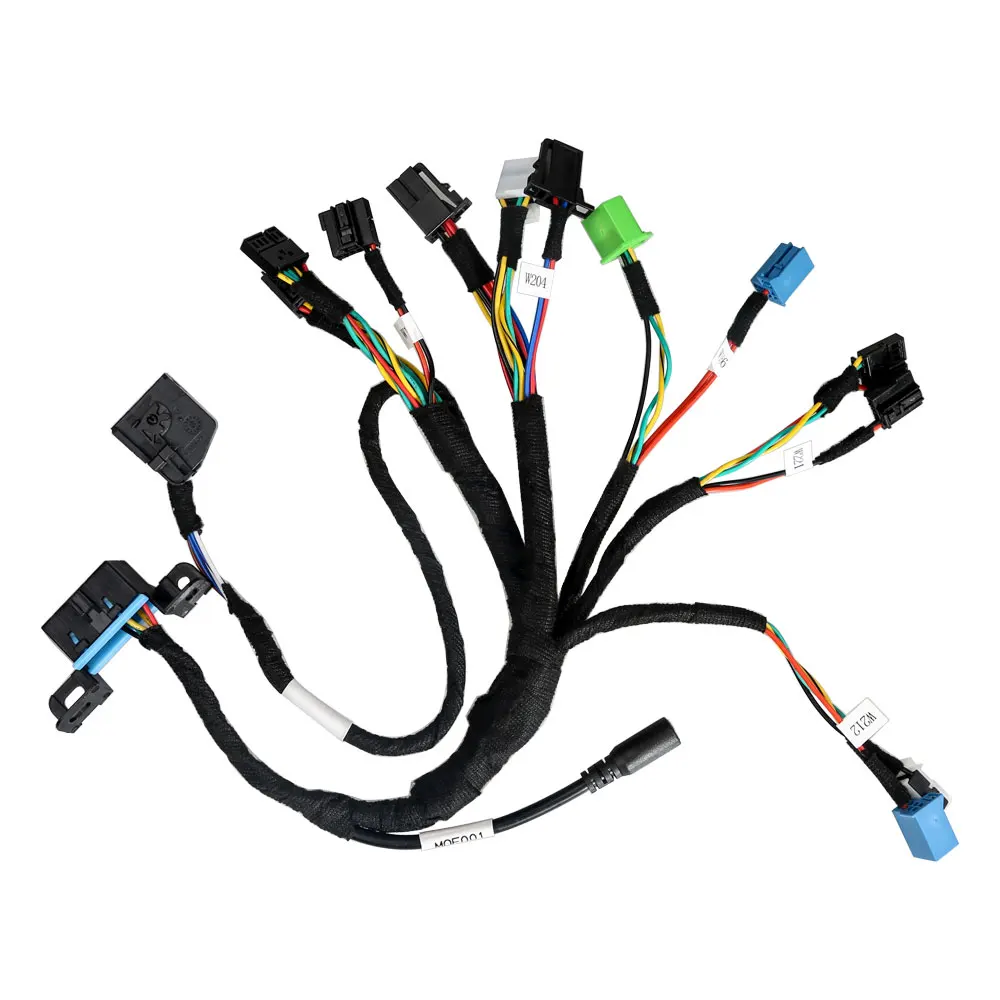 US $25.72 Works For Benz EisEsl Cable Moe001 Dashboard Connector 5 In 1 Full Set Benz Cable Work With Vvdi Mb Bga Tool Free Shipping