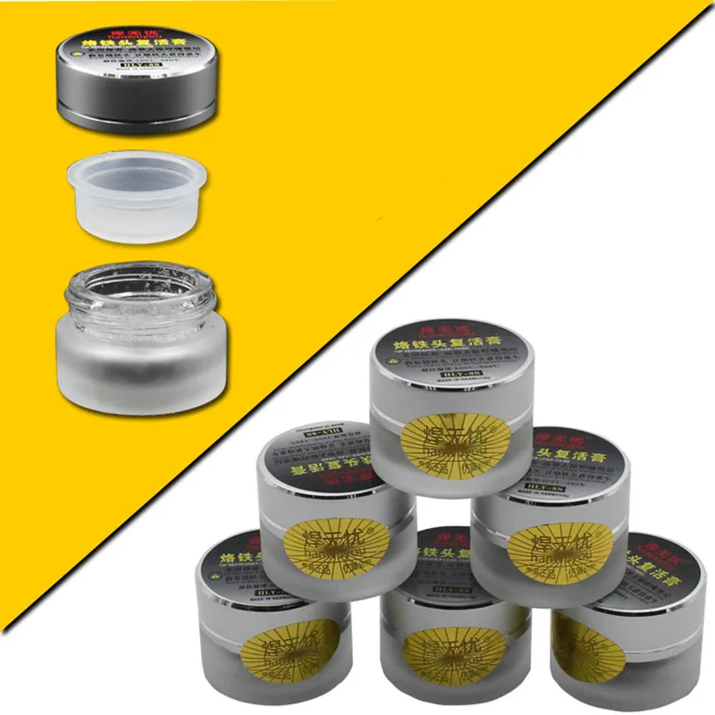 

Hot Sale Soldering Iron Free Tip Refresher Clean Paste for Oxide Solder Iron Tip Head Resurrection Repair Tools