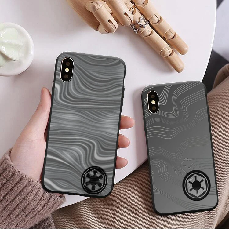 Чехол Beskar из стали для iPhone черный мягкий силиконовый чехол 11 pro XR 7 Plus XS 6S 8 6 Max |