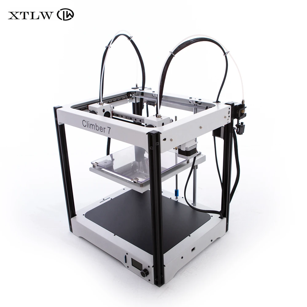 Новинка принтер IDEX 3D Независимый двойной экструдер полностью металлическая рама