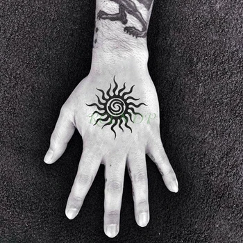 

Waterproof Temporary Tattoo Sticker Cool Sun Fake Tatto Flash Tatoo Foot Arm hand Neck Body Art for Girl Men Women