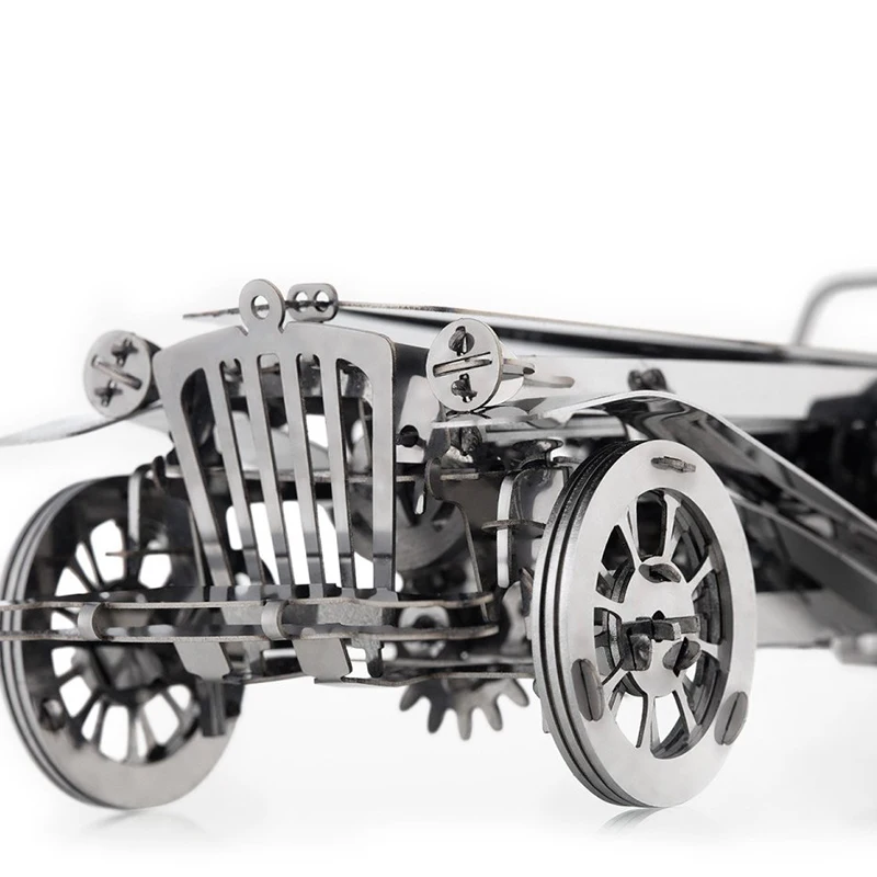 Горячая 3D DIY металлическая головоломка механическая модель Механическая Шестерня привод резка головоломки строительные игрушки для детей и взрослых коллекция подарок