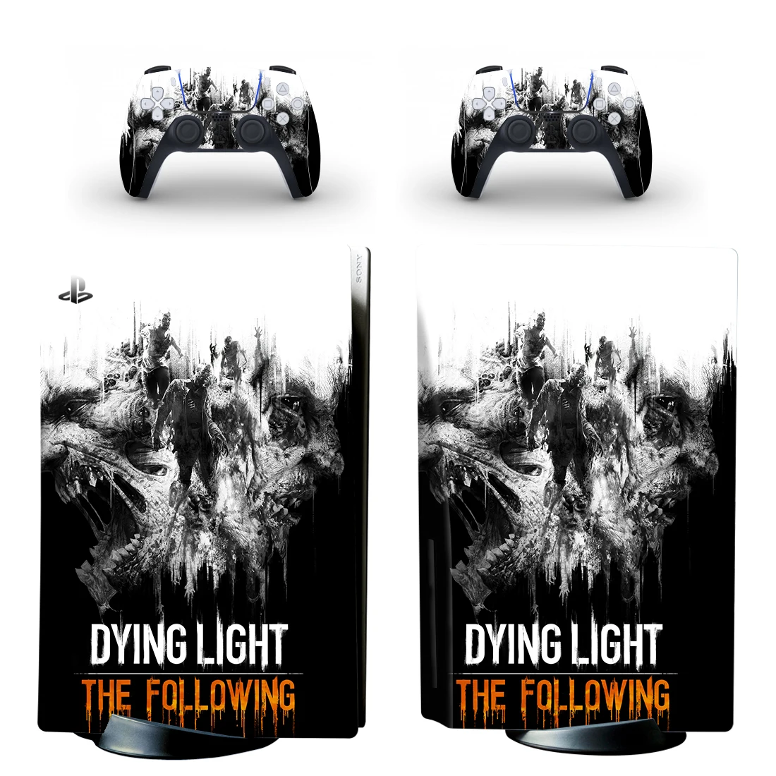 Dying Light Ps5 Standard Disc Edition Skin Decal Cover Per Playstation 5 Console E Controller Ps5 Disk Skin Sticker Vinyl