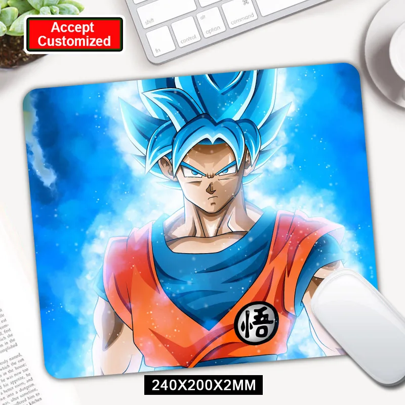 Игровой коврик для мыши с рисунком Dragon Ball, коврик для компьютерной мыши, игровой коврик для мыши - Color: 24x20cm