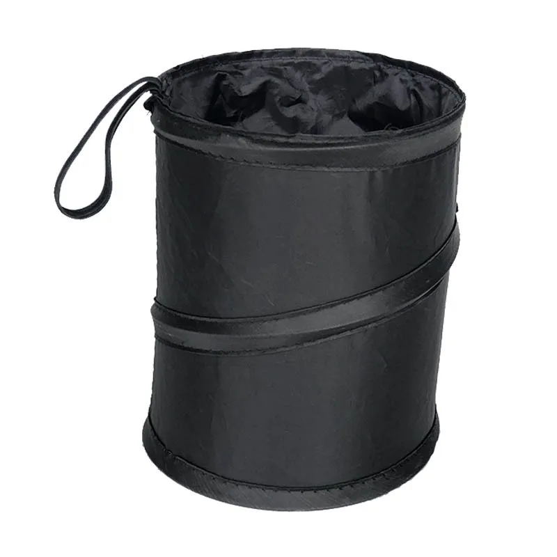 1pcFolding Trash Can for Car Storage Busket Oxford fabric Rubbish Container For Waste Organizer Holder Universal Garbage Can Bin