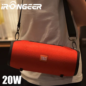 

Portable Bluetooth Speaker 10w Wireless Bass Column Waterproof Outdoor Speaker Support AUX TF USB Subwoofer Loudspeaker TG125