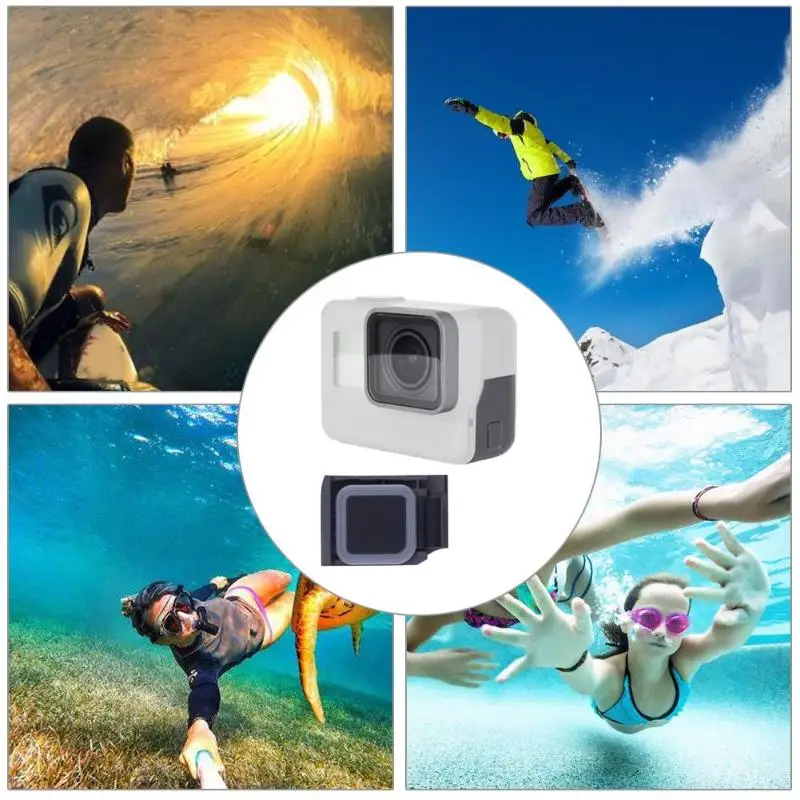 Боковая Защитная крышка Замена водонепроницаемый пылезащитный для GoPro HERO 5 подходит для различных поле оборудование для проведения мероприятий часть