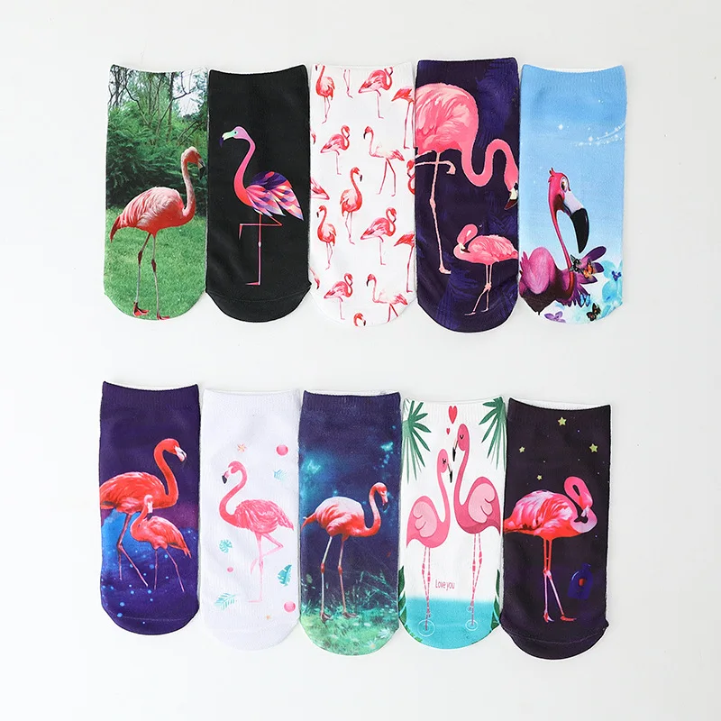 

Christmas socks unicorn3d digital printing socks Unicorn middle finger cat