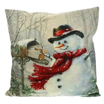 

1pc Christmas Pillow Case Pillow Cover Decorative Pillowcase Pillow Protector Home Textile