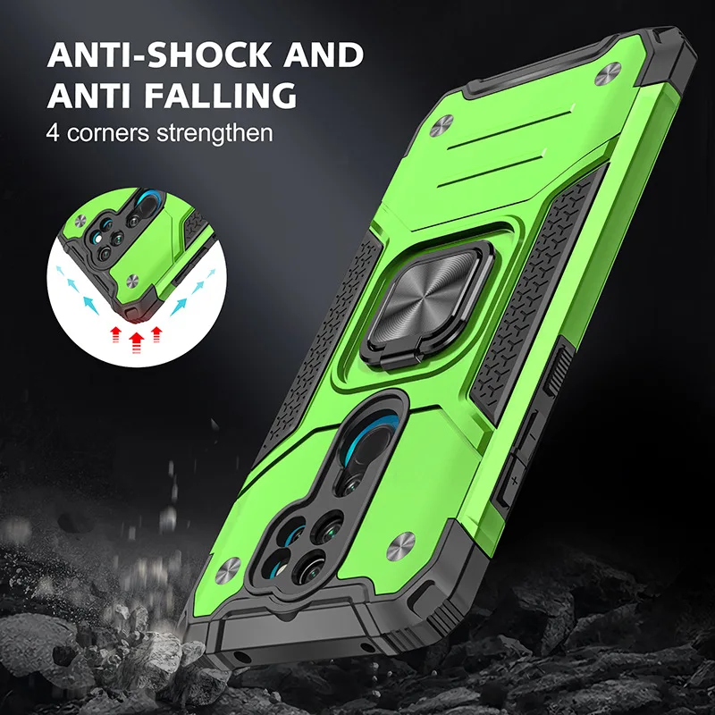 for Xiaomi Redmi Note 8 Pro Case Cover Armor Impact Shockproof Metal Holder Magnet Phone Case for on Xiaomi Redmi Note 8 Pro iphone pouch