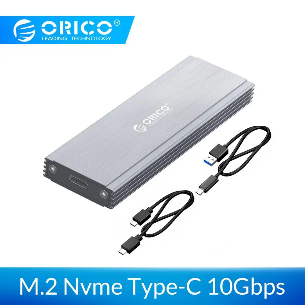Goede Orico Nvme M.2 Ssd Behuizing Case USB3.1 GEN2 10Gbps Ssd Mobiele Harde Schijf Box Externe Behuizing Case Voor m2 Ssd Case