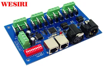 

12 CH 12 Channel DMX512 Decoder 4 Groups Each Channel Max 3A RGB Output with(XLR RJ45) RGB Controller DC12-24V