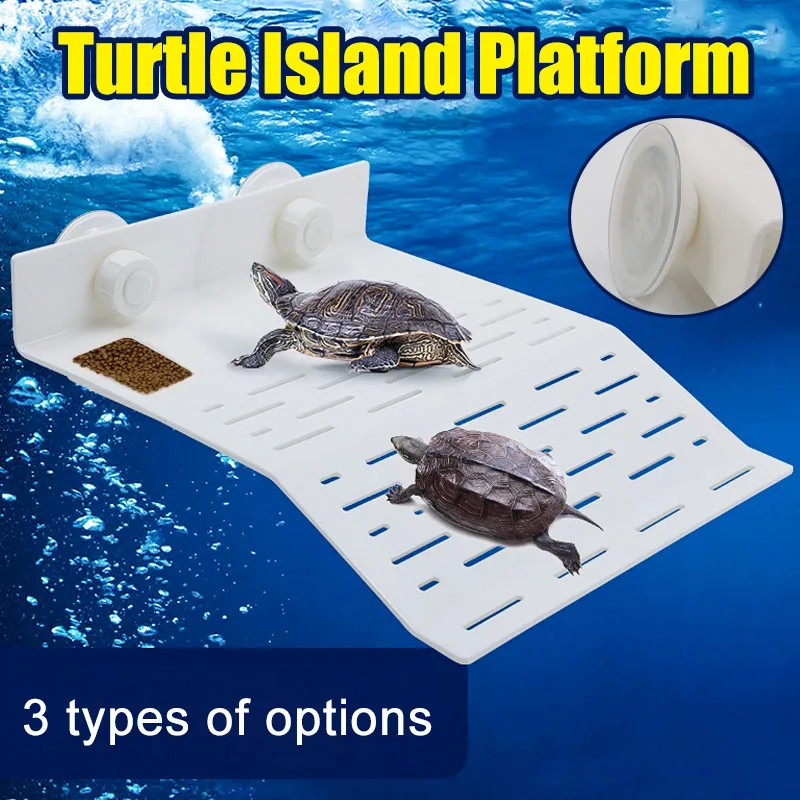 Новая платформа остров черепахи рептилия полый аквариумный плавающий док-станция украшение аквариума