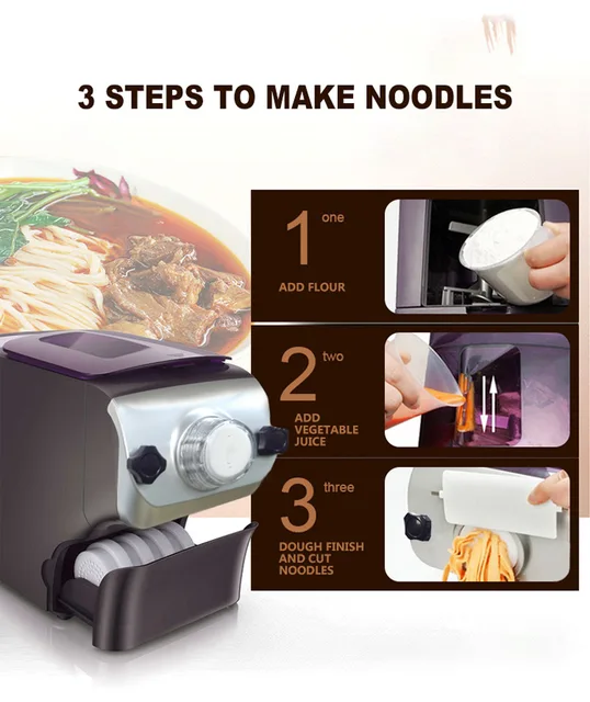 Cheap Electric automatic noodle press machine with 13 grain mold vegetable  noodles dumpling maker pasta spaghetti cutter dough blender