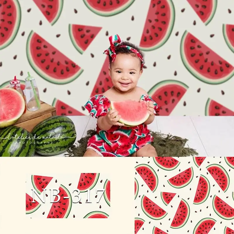 Watermelon backdrop for photography newborn baby shower