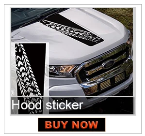 1 шт. капот совок Тигровая полоса виниловая графическая наклейка для ford ranger 2012