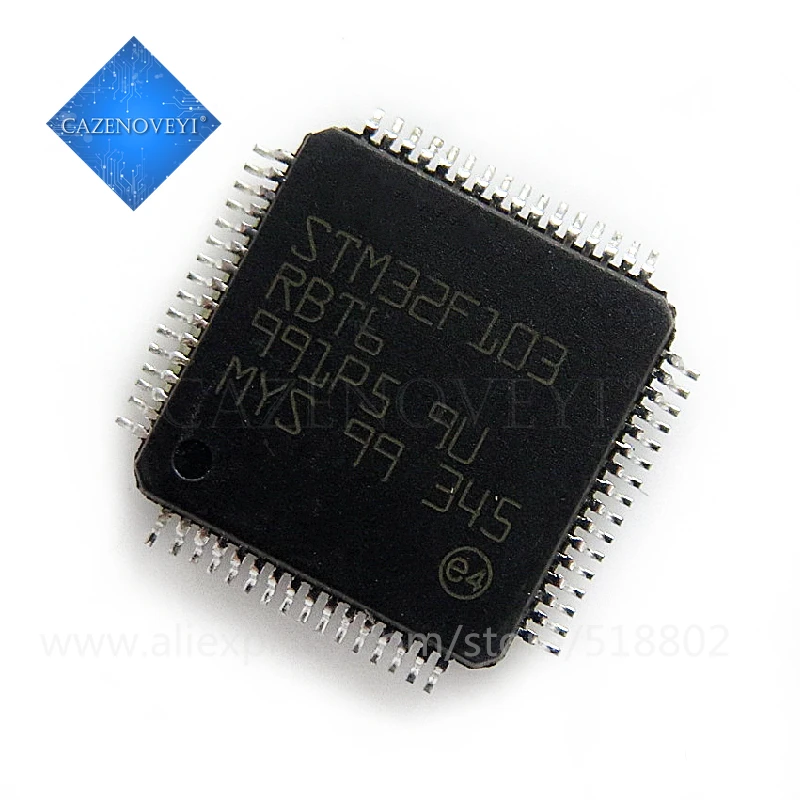 1 шт./лот STM32F103RBT6 STM32F103 LQFP-64 в наличии | Электронные компоненты и принадлежности
