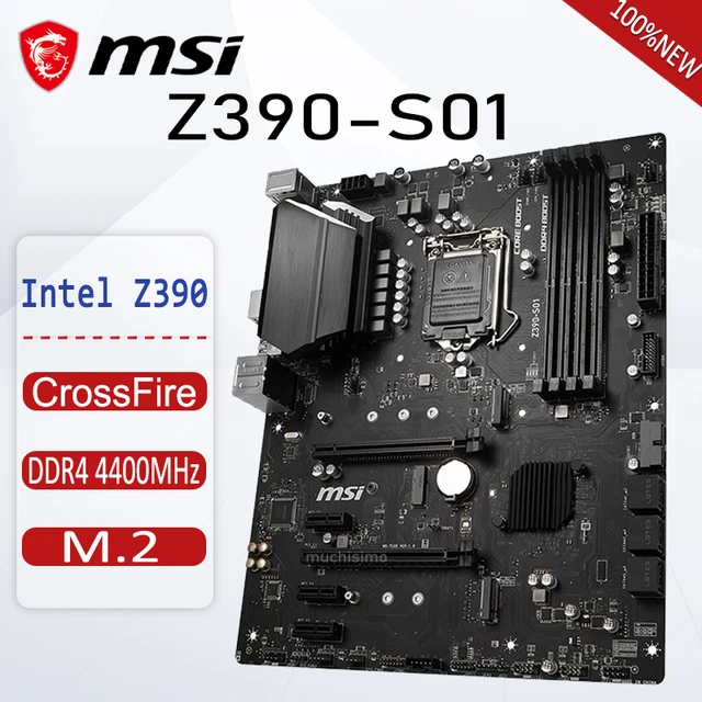 Lga 1151 msi Z390-S01マザーボード,PCコンポーネント,Intel z390