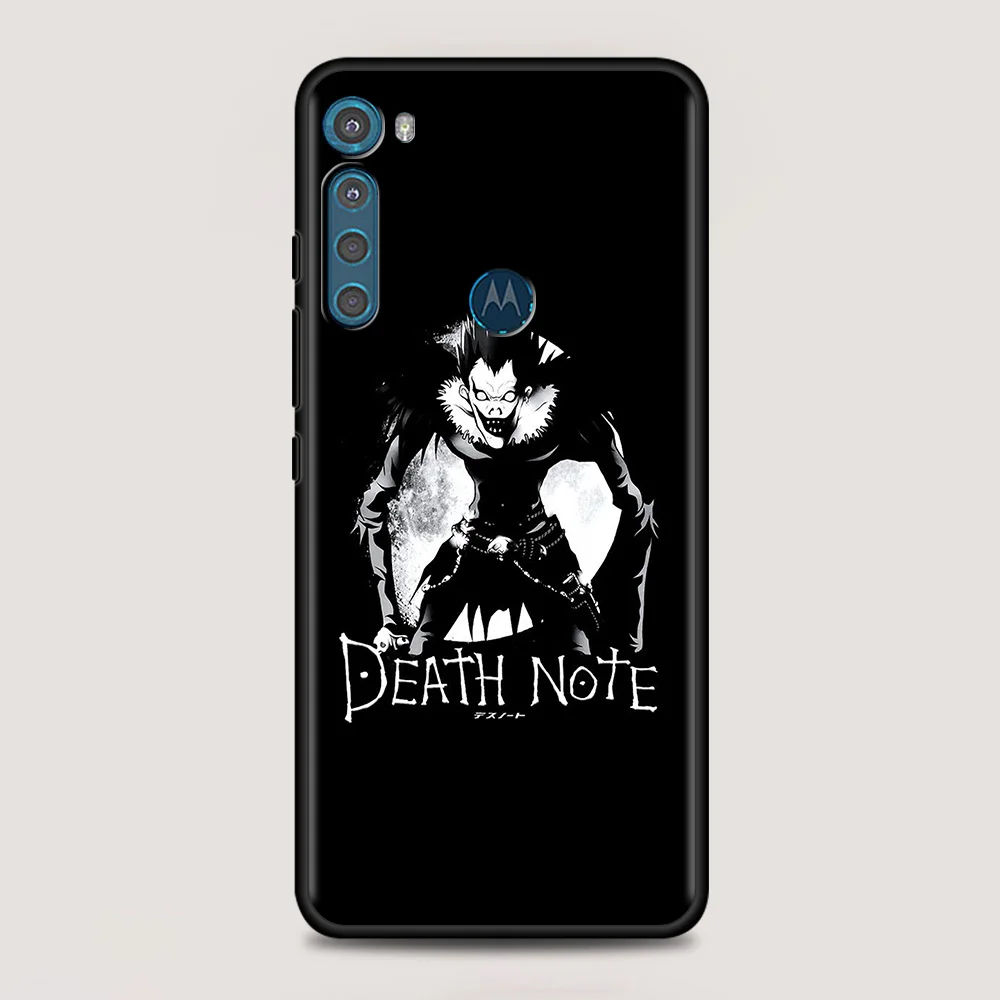 For MOTOROLA One Fusion Case for Moto G10 G9 G8 Plus Play Power One G20 G30 G40 G50 G60 Edge 20 Phone Shell Death Note anime