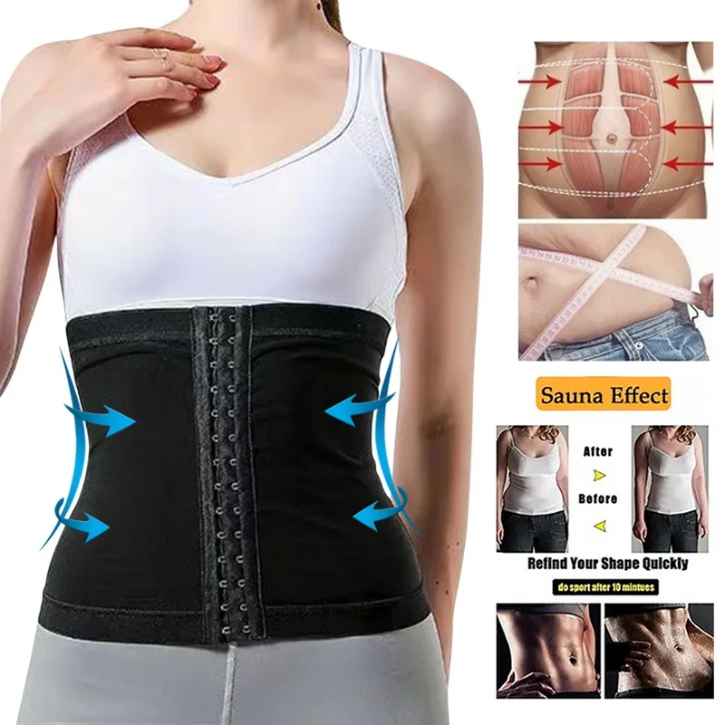 Women Corset Latex Waist Trainer Body Shaper Slimming Sheath Belly Colombian Girdles Steel Bone Binders Shapers Workout Belt tummy control underwear