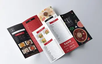 

hot selling Folded Leaflet flyer Promotion printable pamphlet trifold brochure printing(6 page gate folding )