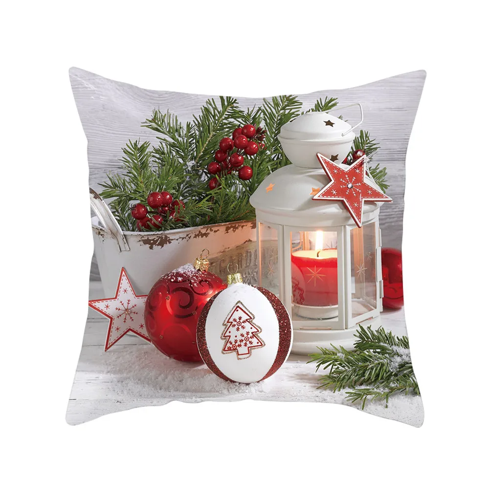 Ouneed Merry Christmas супер мягкий чехол для подушки 45x45 см, наволочка для подушки, домашний декор, чехол для подушки, чехол для подушки