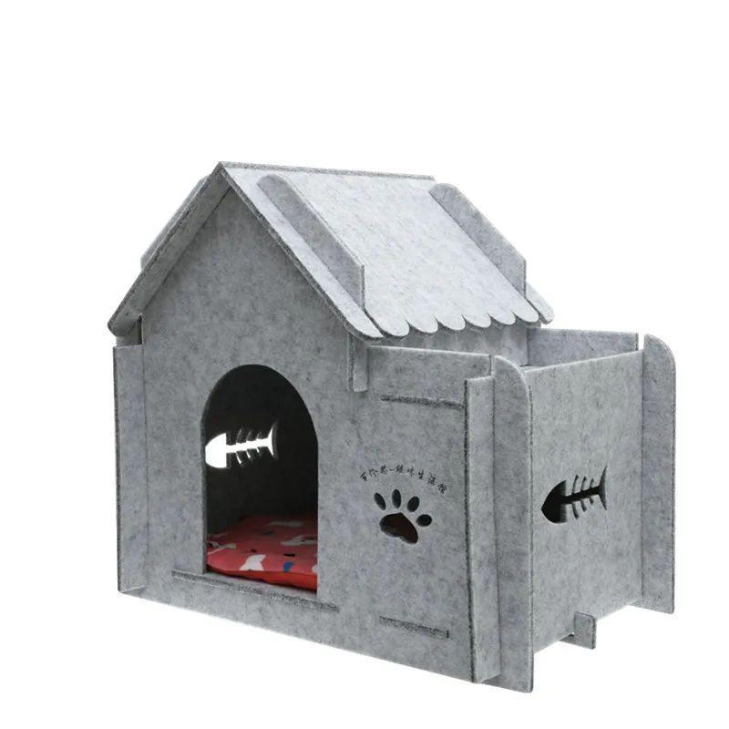 

Cathouse Doghouse Four Seasons General Cat Villa Dog House Cat House Small Dog Kennel House Type Cat Bed Pet Supplies