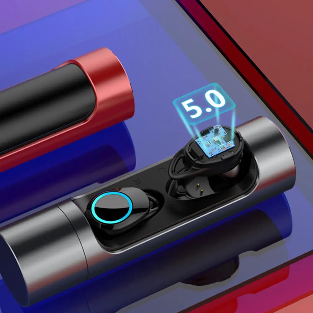 

Twins Stereo Earphone Headset Earbuds In-Ear 3D Hifi Stereo Wireless Headset Stereo Sports Wireless Earphones