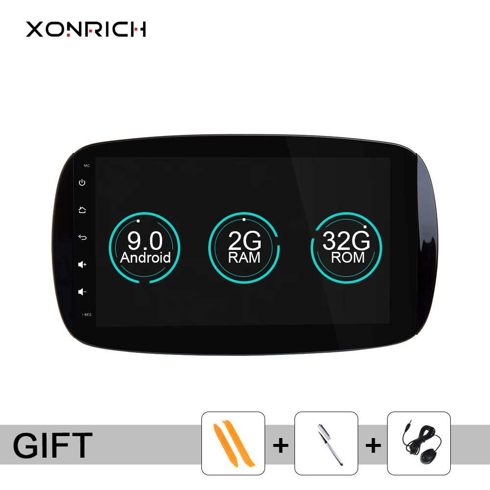 

IPS double 2 din Android 9.0 Car multimedia Player Car Radio For Mercedes/Benz Smart Fortwo 2016 2017 2018 GPS Navigation stereo