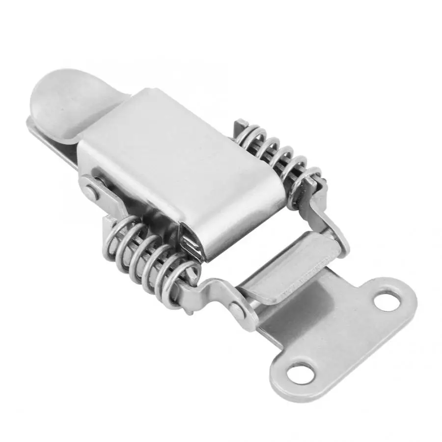 

Stainless Steel Hardware Cabinet Case Spring Loaded Latch Catch Toggle Hasp