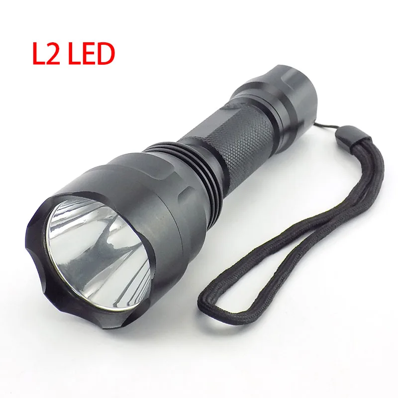 Высокомощный светодиодный фонарик L2 T6 Q5 тактический фонарь Linterna лампа яркий 18650 Аккумулятор для охоты кемпинга рыбалки - Испускаемый цвет: L2 package A